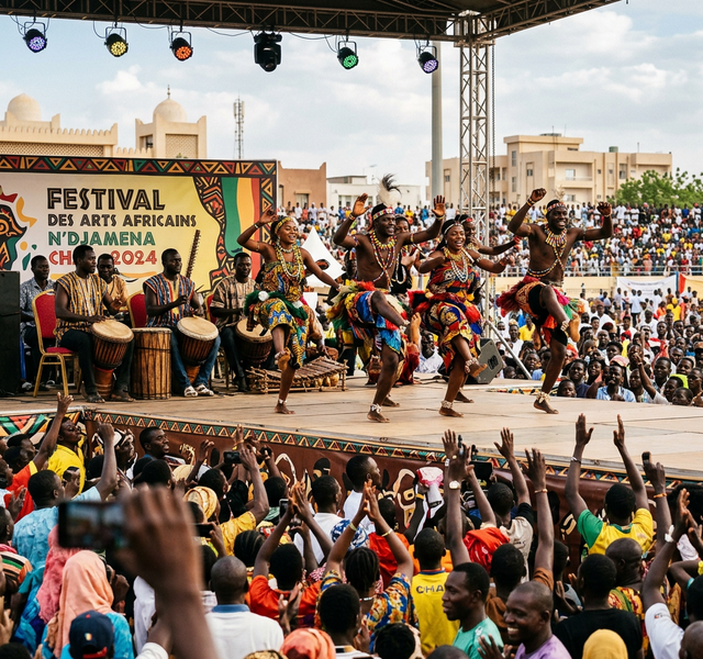 مهرجان الفنون الأفريقية يجمع فنانين من 30 دولة في نجامينا