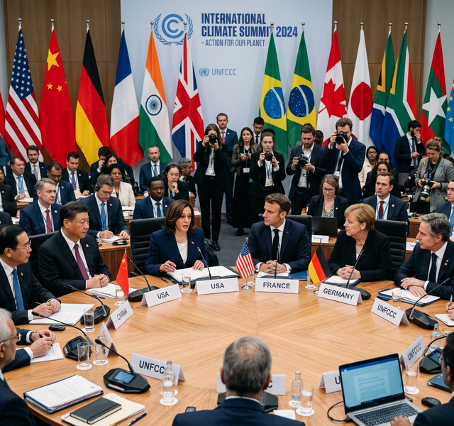 قادة العالم يجتمعون في القمة الدولية لمناقشة أزمة المناخ