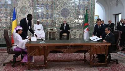 تشاد والجزائر توقعان أكثر من 10 اتفاقيات في مجالات الطاقة والتعليم والصحة وتعزيز التعاون الثنائي