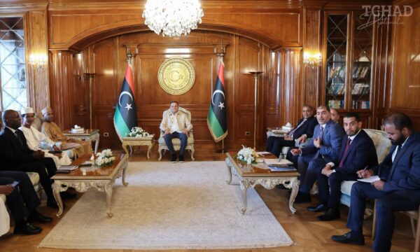 تشاد وليبيا تضعان أمن الحدود وملفات عالقة على طاولة التعاون بين أنجمينا وطرابلس<p dir="rtl"><br><!--/data/user/0/com.samsung.android.app.notes/files/clipdata/clipdata_bodytext_260820_173111_379.sdocx--></p>