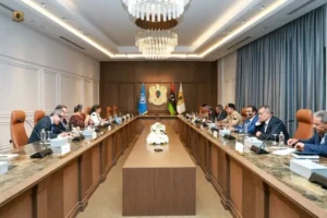 صدام حفتر يبحث مع المبعوثة الأممية اتفاق (4+4) والخطوات اللاحقة<p dir="rtl"><br><!--/data/user/0/com.samsung.android.app.notes/files/clipdata/clipdata_bodytext_260827_184552_460.sdocx--></p>