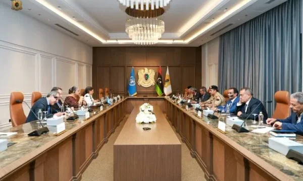 صدام حفتر يبحث مع المبعوثة الأممية اتفاق (4+4) والخطوات اللاحقة<p dir="rtl"><br><!--/data/user/0/com.samsung.android.app.notes/files/clipdata/clipdata_bodytext_260827_184552_460.sdocx--></p>