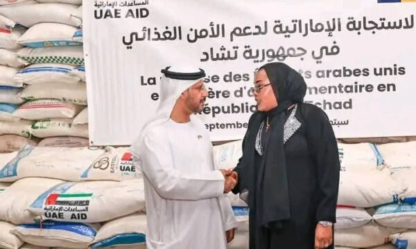 تشاد تتسلّم 3 آلاف طن من المساعدات الغذائية الإماراتية لتعزيز مخزون الأمن الغذائي