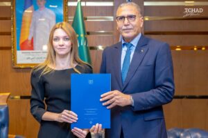 سفيرة إسرائيل لدى تشاد تقدم نسخ أوراق اعتمادها لوزير الخارجية
